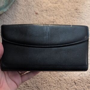 Buxton Black Leather Wallet